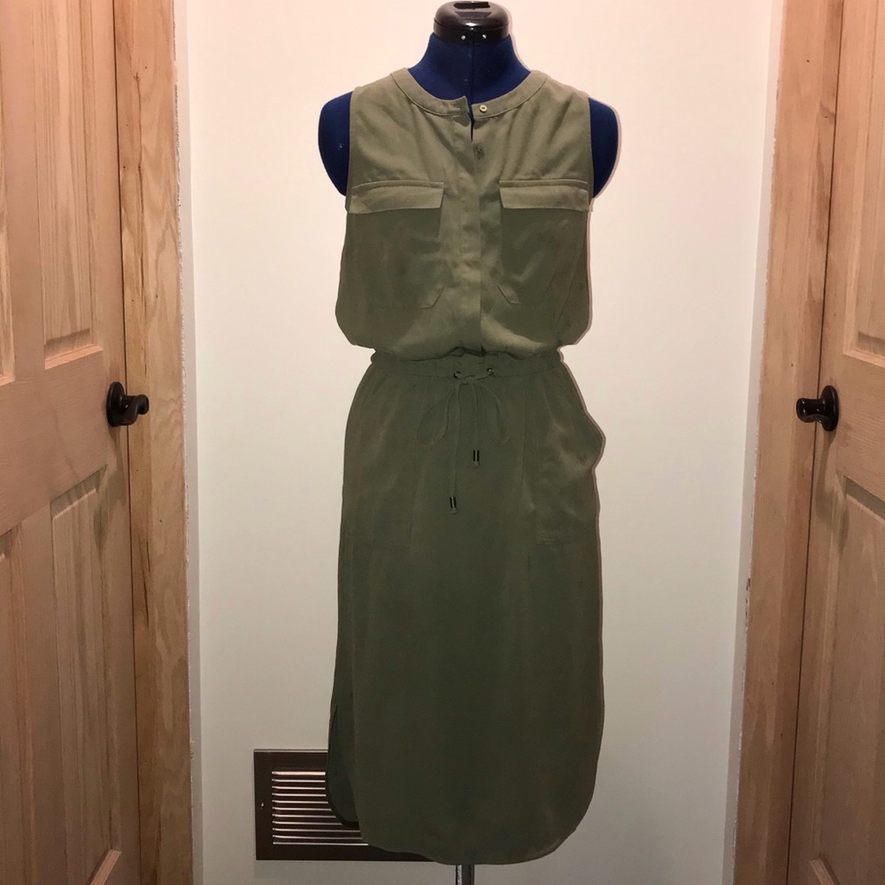 Tie Waist Midi Dress